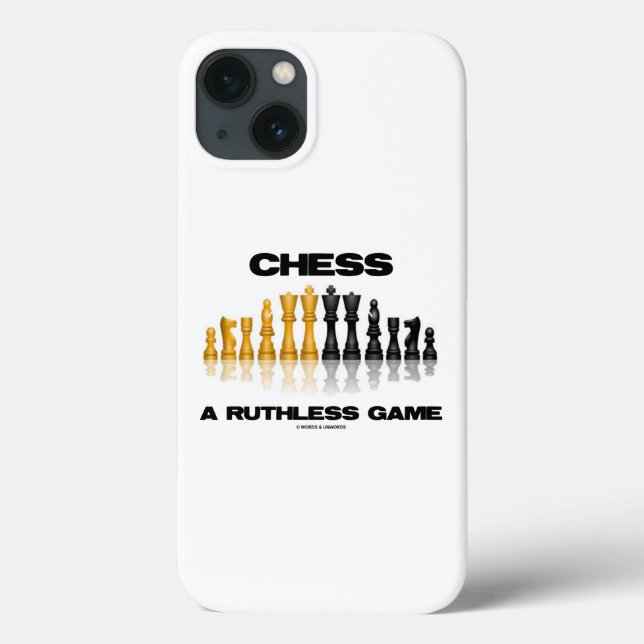 Chess A Ruthless Game Reflective Chess Set Case-Mate iPhone Case (Back)