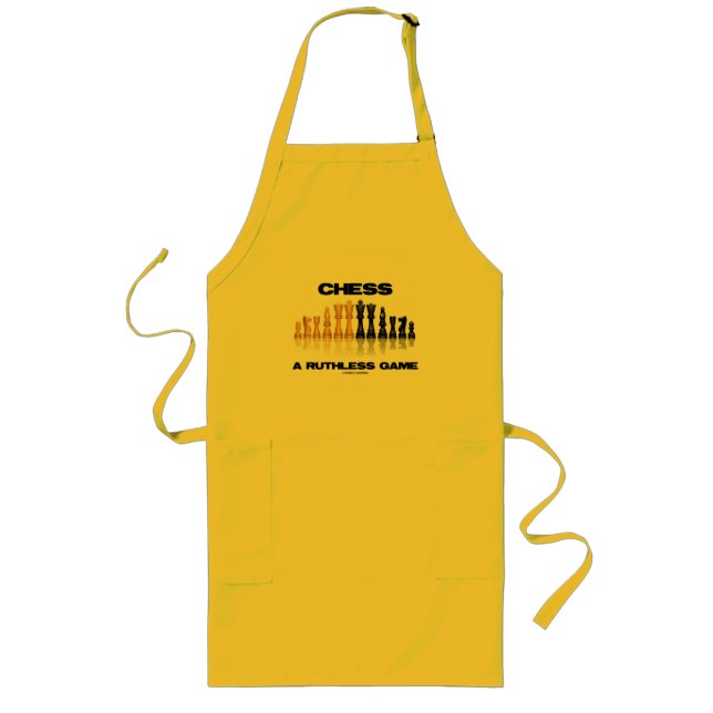 Chess A Ruthless Game (Reflective Chess Set) Long Apron (Front)