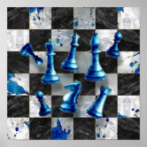 Chess Legends: Mikhail Tal Poster, Zazzle