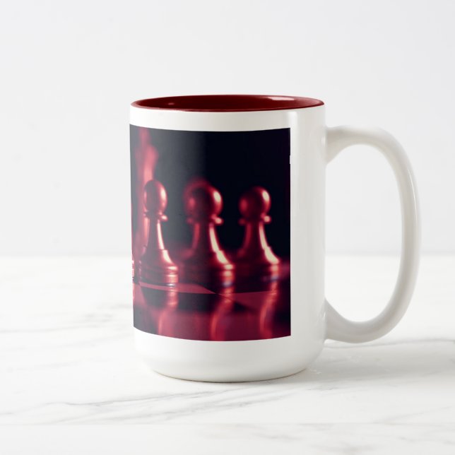 Chess Art Café Mug - Design du jeu d'échecs Imprim (Droit)