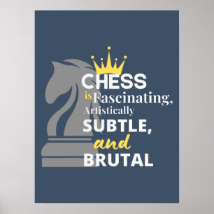 Chess - Artistically Subtle Poster