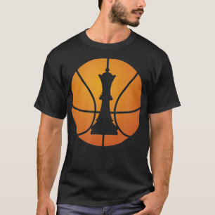 Chess Basketball Gift Funny For Game Board King T-Shirt