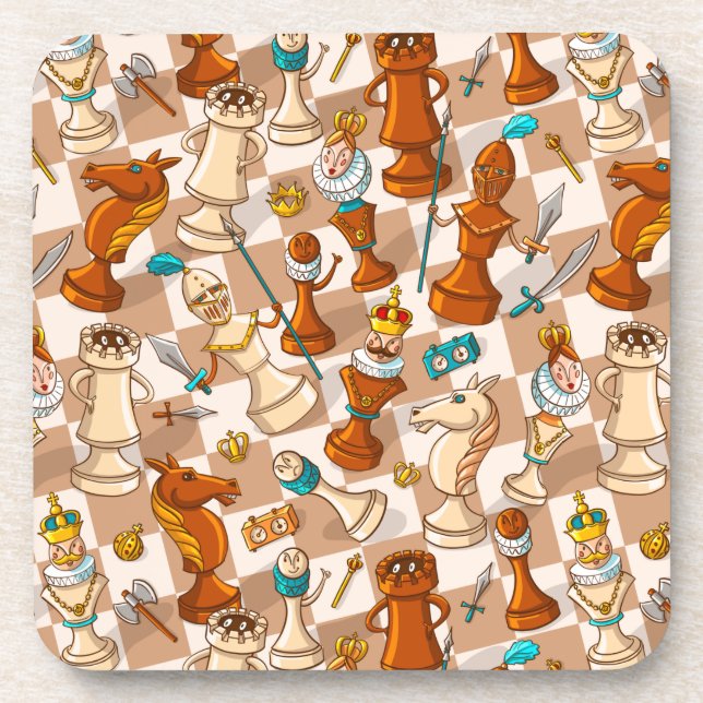 Chess battle coaster (Front)