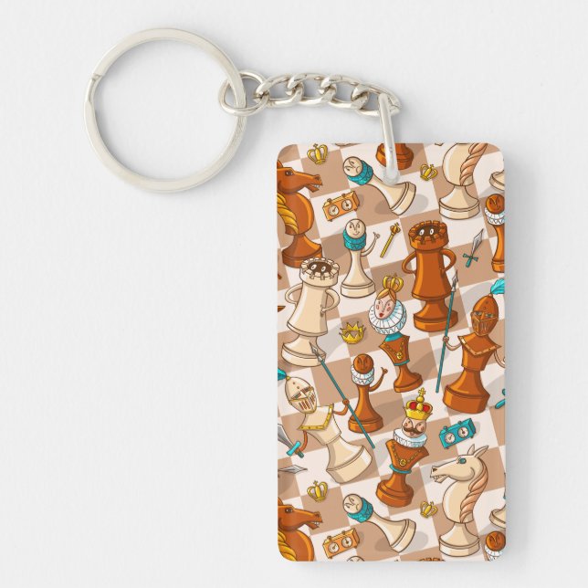 Chess battle keychain (Front)