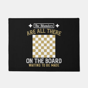 Chess - Blunders are waiting to be made Doormat