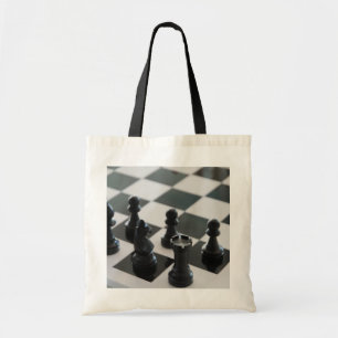 Chess Board and Pieces Tote Bag