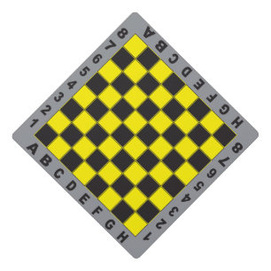 chess board competition graduation cap topper