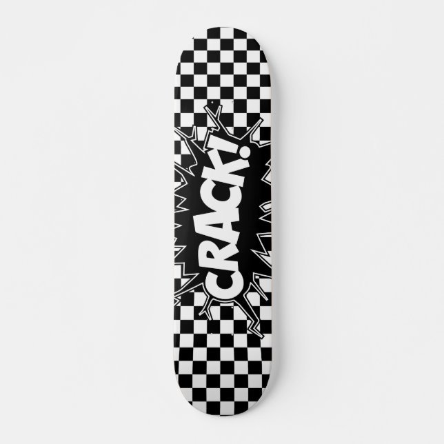 Chess board design skateboard (Front)