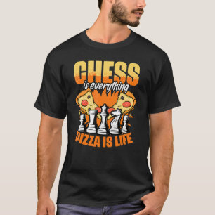 Chess Board Game Humour For A Pizza  Grandmaster T-Shirt