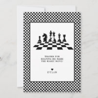Chess Board Game Night Birthday Welcome Sign