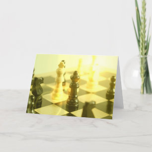 Chess Board Greeting Card
