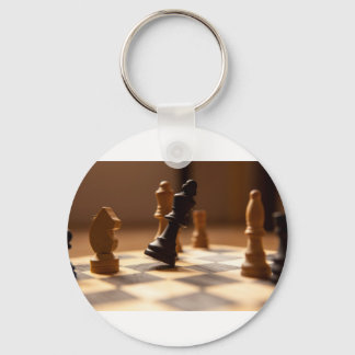 Chess board keychain