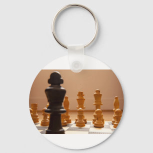 Chess board keychain