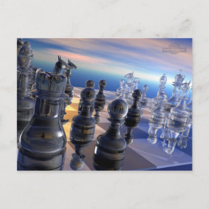 CHESS BOARD POST CARD