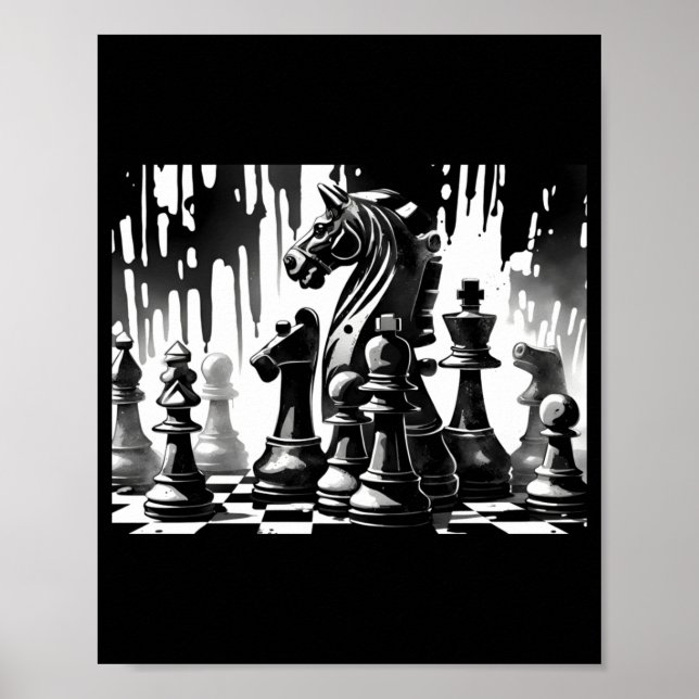 Chess Board  Poster (Front)