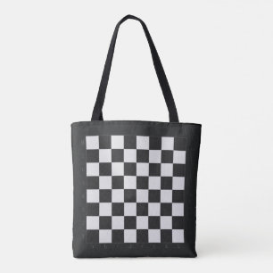 Chess Board Tote Bag