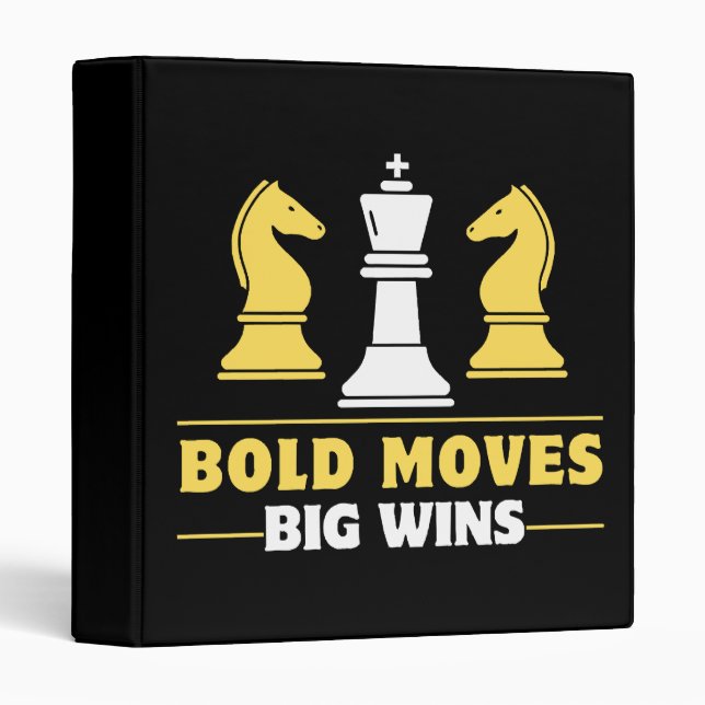 Chess - Bold moves, big wins Binder (Front/Spine)