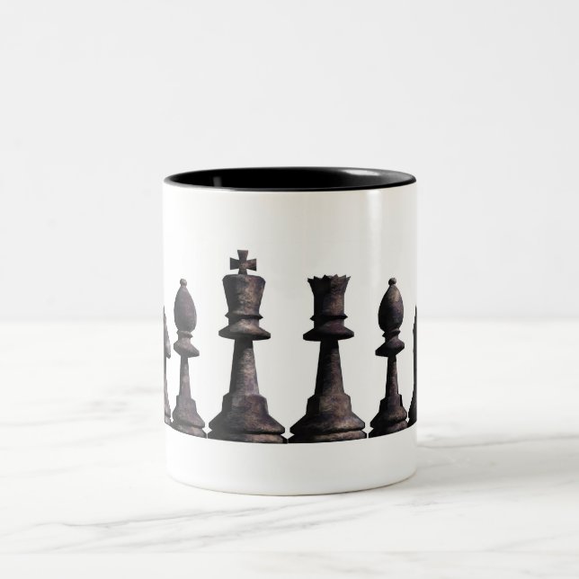 Chess Border Mug (Center)