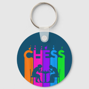 Chess Bubble Hobby And Sport Gift Idea Keychain