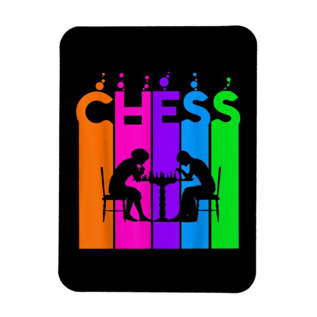 Chess Bubble Hobby And Sport Gift Idea Magnet (Vertical)