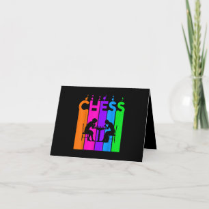Chess Bubble Hobby And Sport Gift Idea Thank You Card