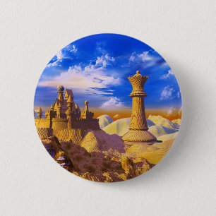 Chess Castle 2 Inch Round Button