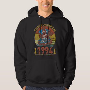 Chess Champion 1994  Not My Elo It's My Year Of Bi Hoodie
