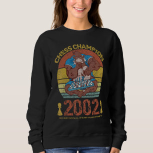 Chess Champion 2002 Not My Elo It's My Year Of Bi Sweatshirt