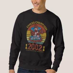 Chess Champion 2002  Not My Elo It's My Year Of Bi Sweatshirt