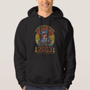 Chess Champion 2003  Not My Elo It's My Year Of Bi Hoodie