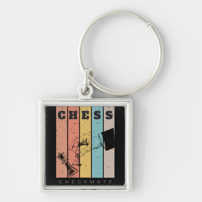 Chess - Checkmate Keychain (Front)