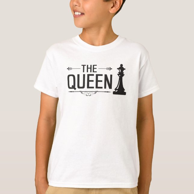 Chess Chess Board Checkmate Queen Board Gift Idea T-Shirt (Front)