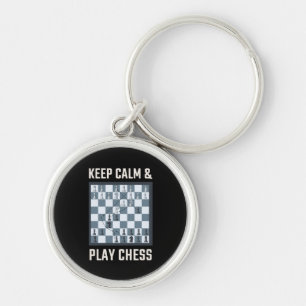 Chess Chess Board Chess Player Keychain