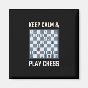 Chess Chess Board Chess Player Magnet
