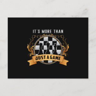 Chess Chess Board Game Checkmate Board Queen Gift Postcard