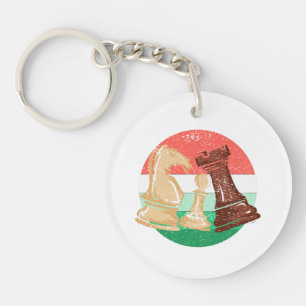 Chess - Chess Pieces Chess Player Gift Keychain