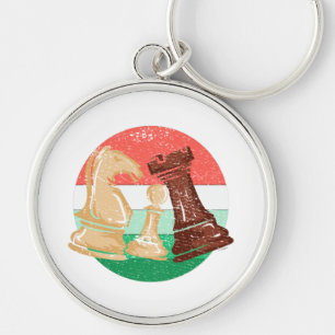 Chess - Chess Pieces Chess Player Gift Keychain