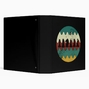 Chess - Chess Pieces Retro Binder