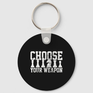Chess Chess Player Chess Lover Chessmen Vintage Keychain