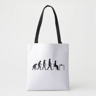 Chess - Chess Player Evolution Tote Bag