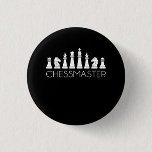 Chess  - Chessmaster 1 Inch Round Button