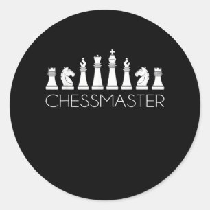 Chess  - Chessmaster Classic Round Sticker