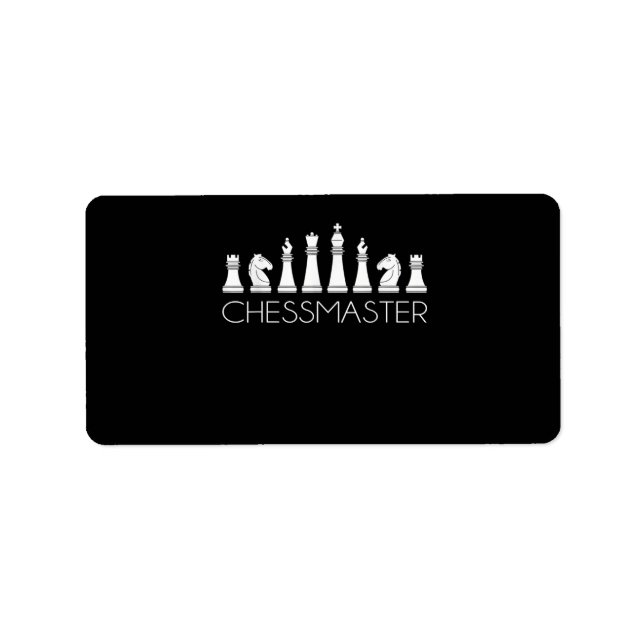 Chess  - Chessmaster Label (Front)