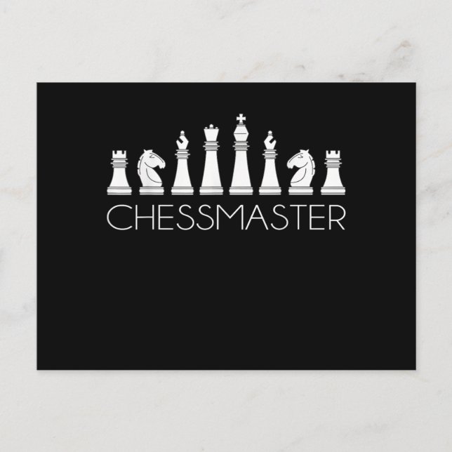 Chess  - Chessmaster Postcard (Front)