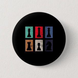 Chess Chessmen  2 Inch Round Button