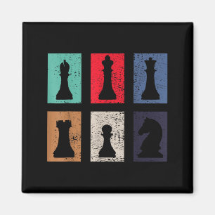 Chess Chessmen  Magnet