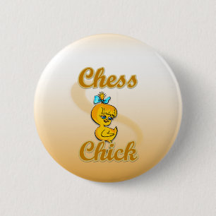 Chess  Chick 2 Inch Round Button