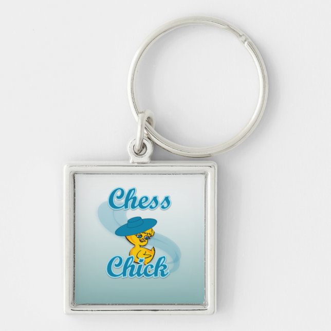 Chess  Chick #3 Keychain (Front)