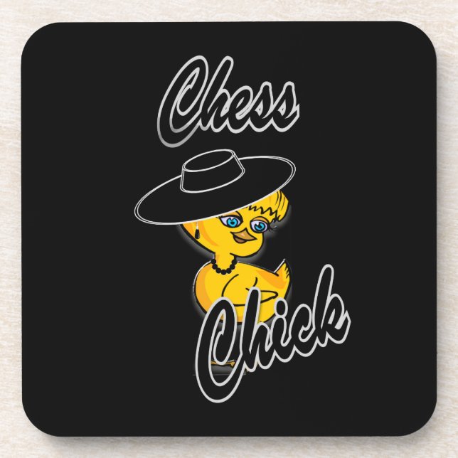 Chess Chick #4 Coaster (Front)
