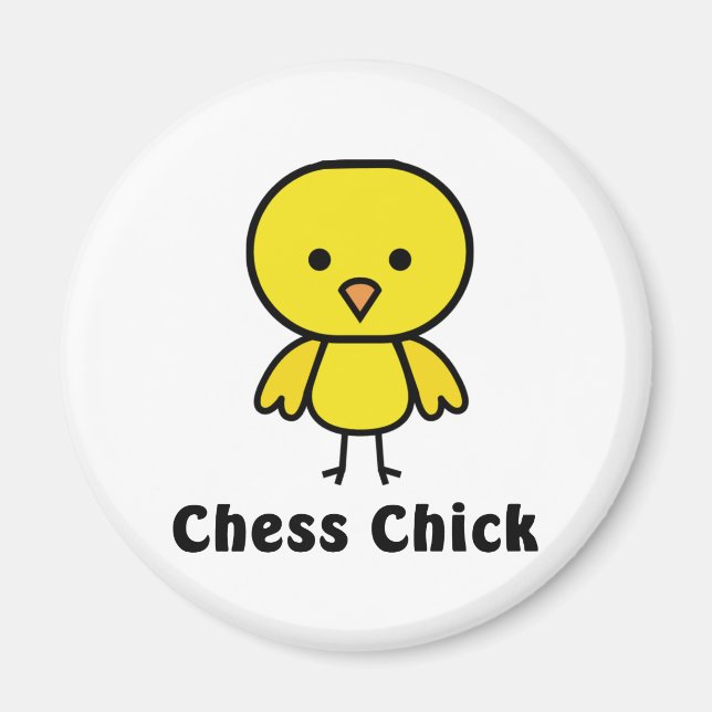 Chess Chick Magnet (Front)